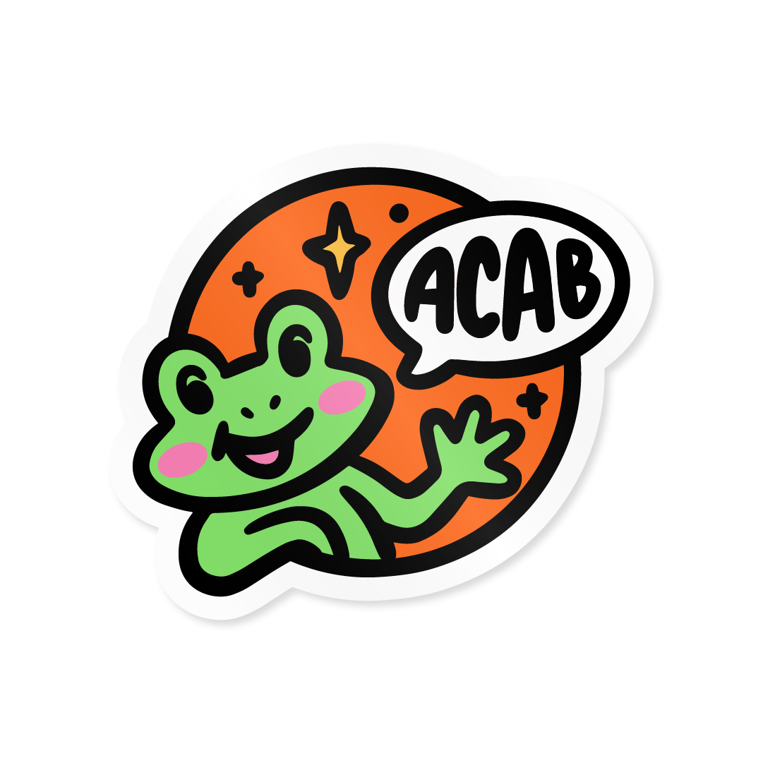 ACAB Froggie - Vinyl Sticker