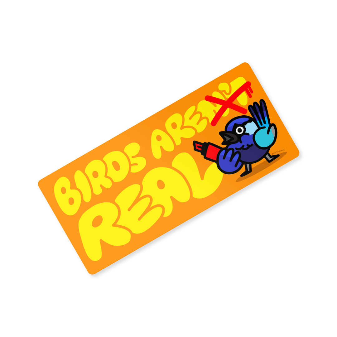 'Birds Are Real' Bumper Sticker