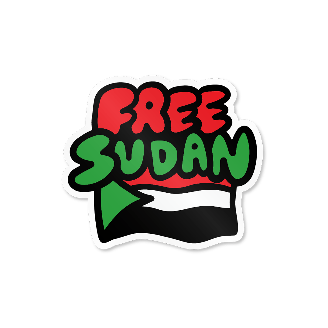 'Free Sudan' - Vinyl Sticker