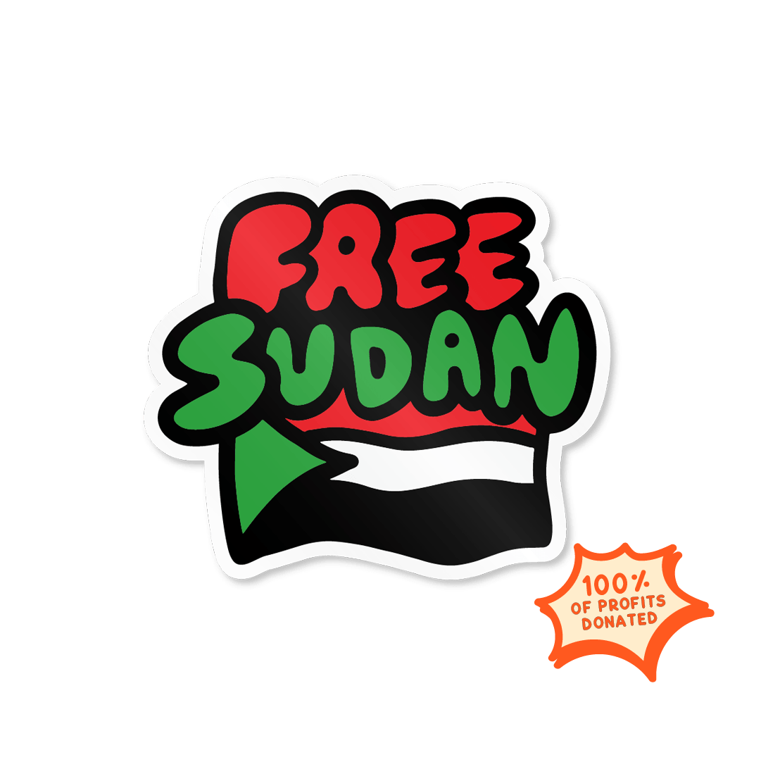 'Free Sudan' - Vinyl Sticker