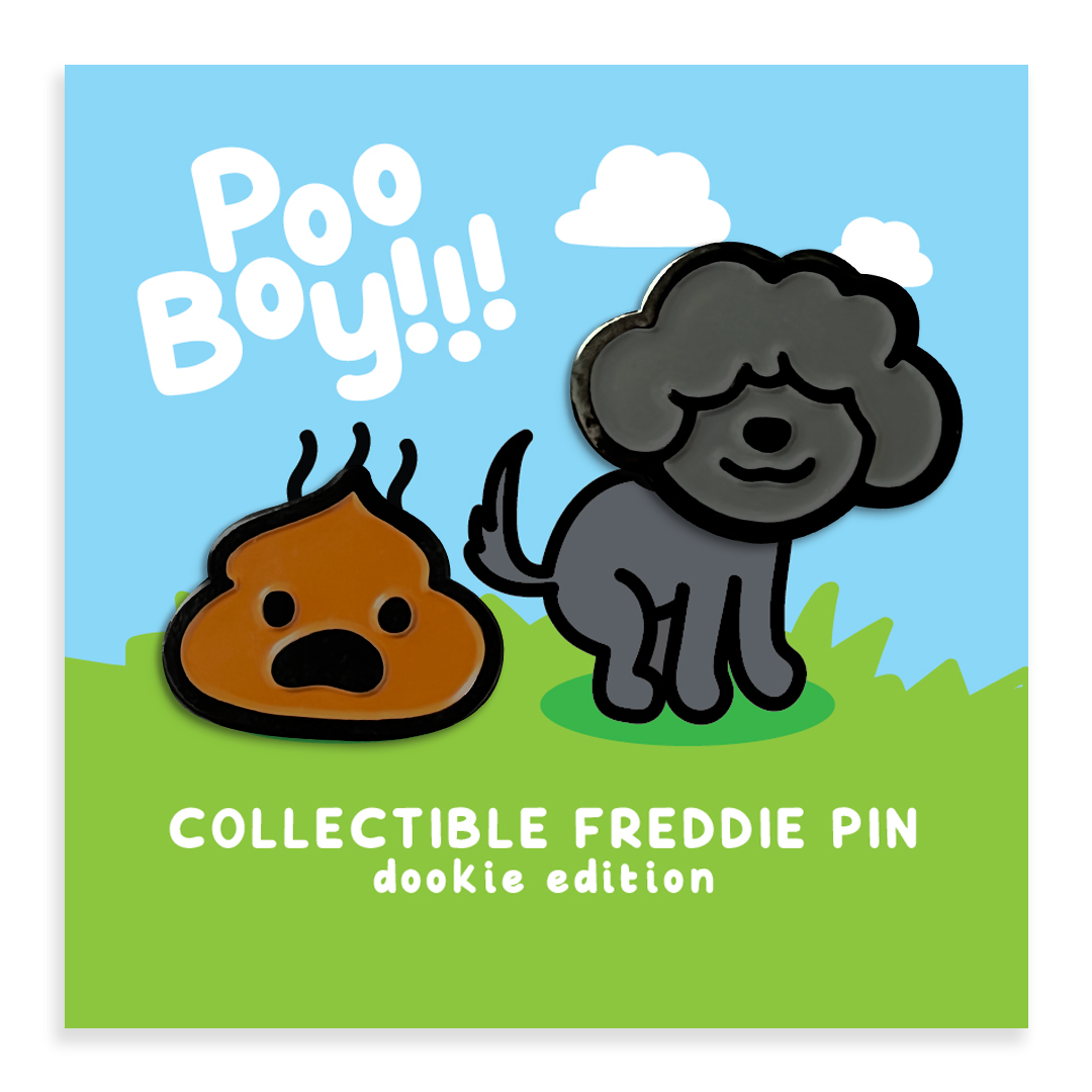 Poo Boy - Freddie Mini Pin Set