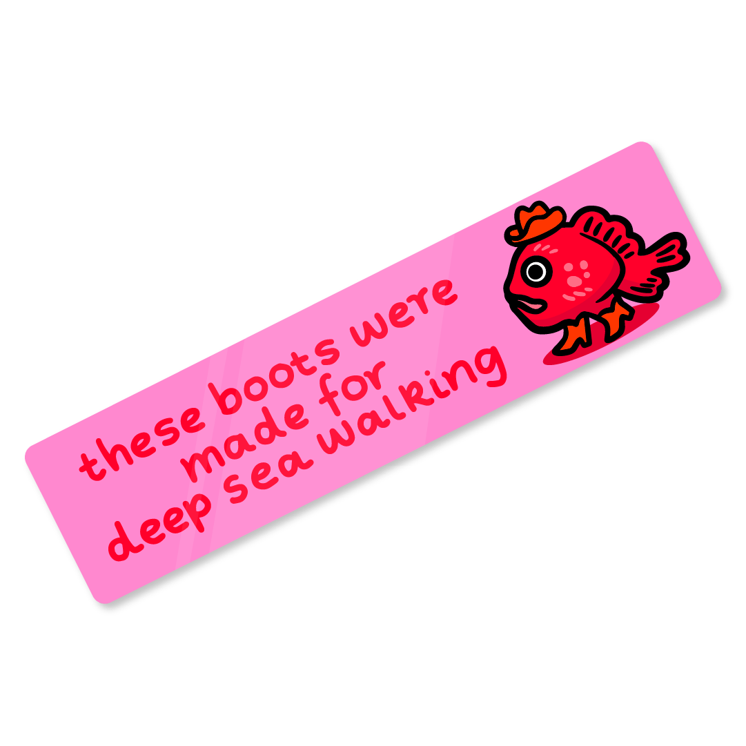 'Deep Sea Walking' Bumper Sticker