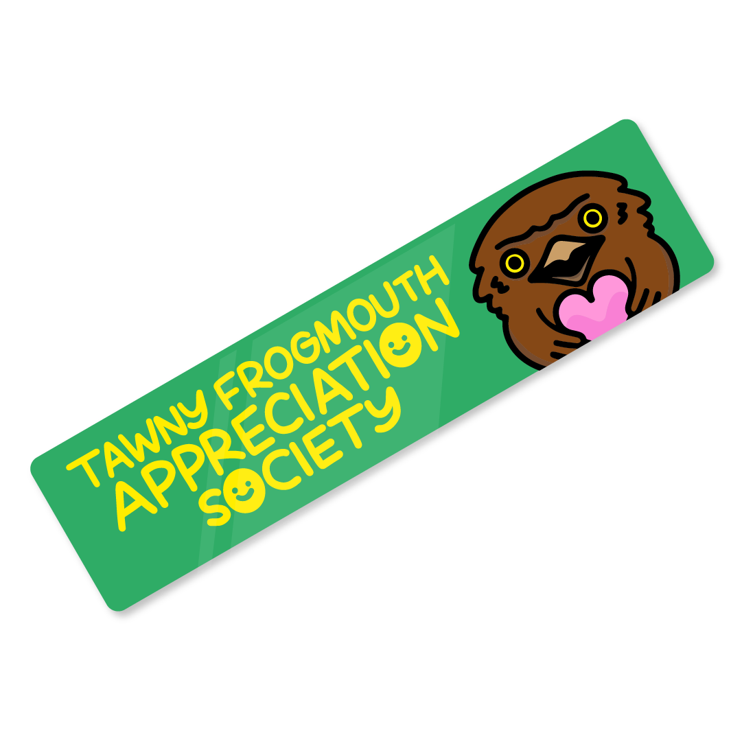 'Tawny Frogmouth Appreciation Society' Bumper Sticker