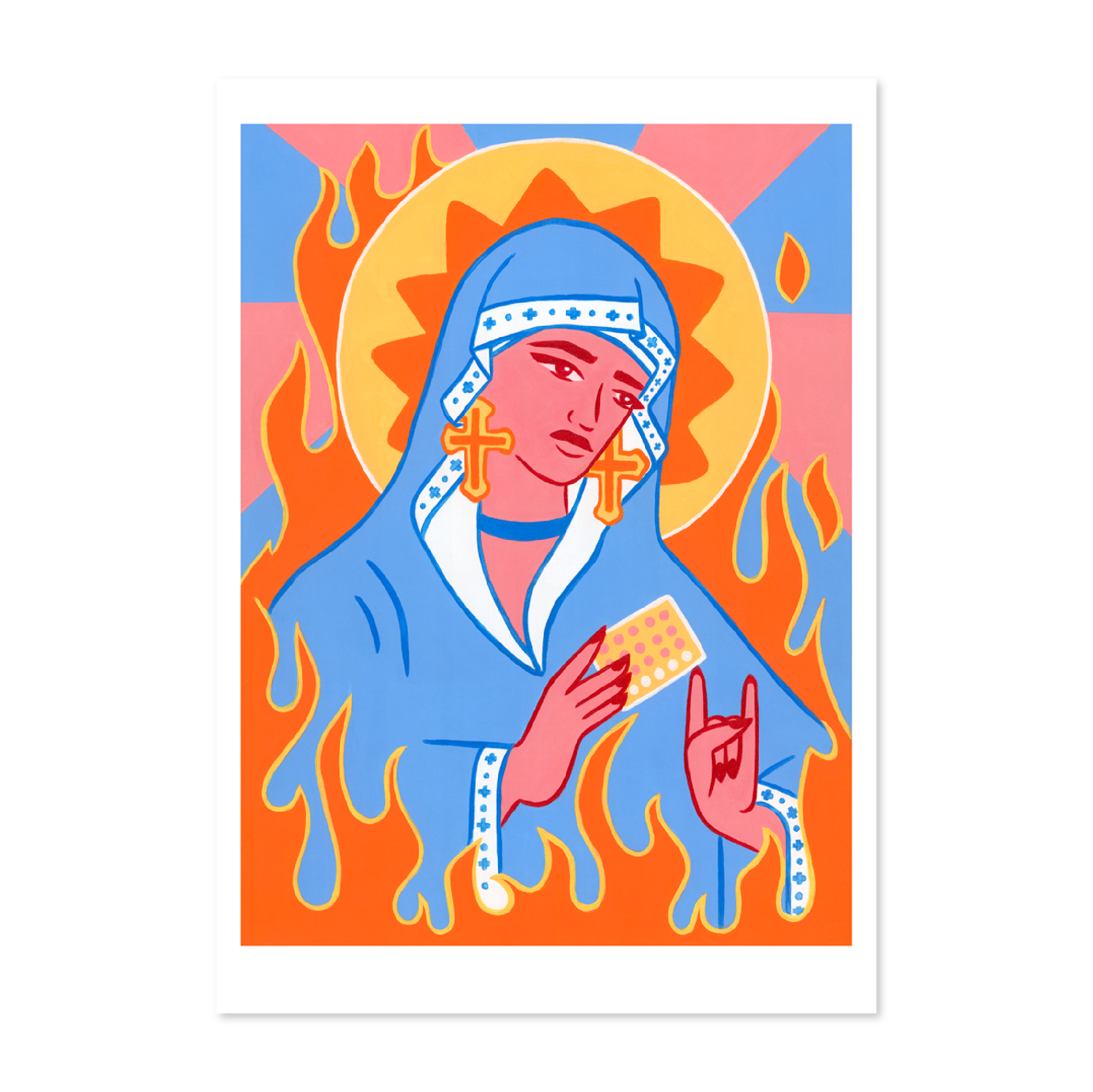 'The Maculate Contraception' Art Print A3