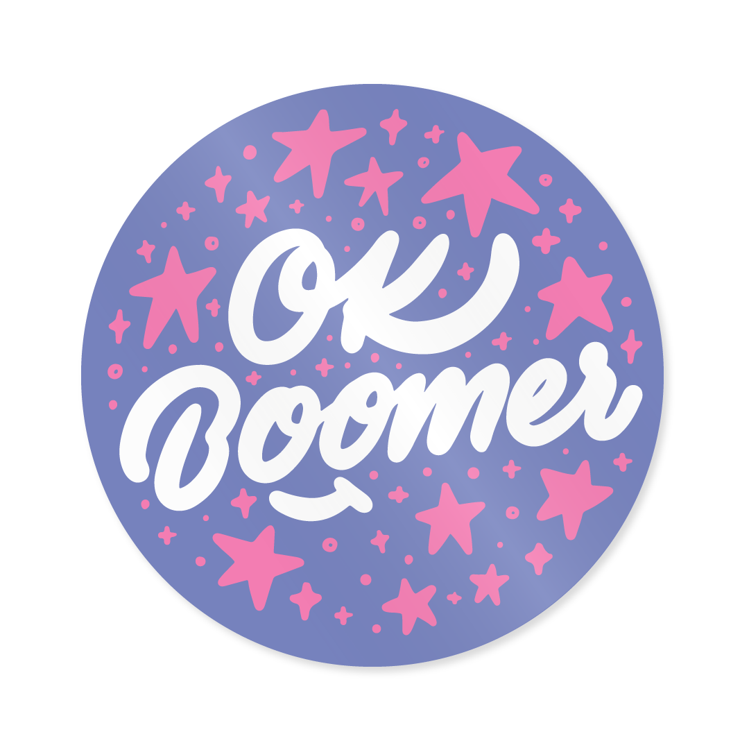 Ok Boomer - Vinyl Sticker
