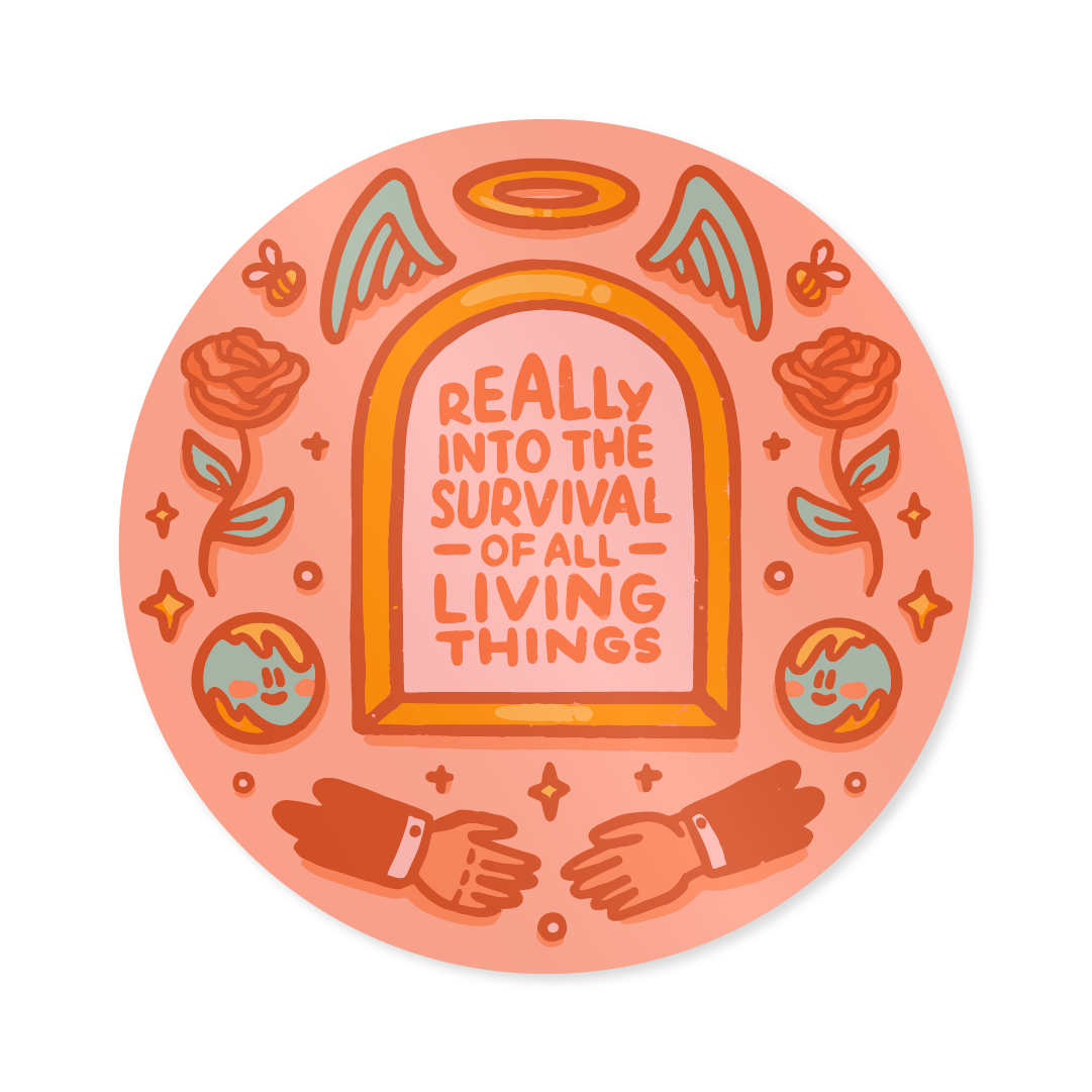 Really Into Survival - Vinyl Sticker