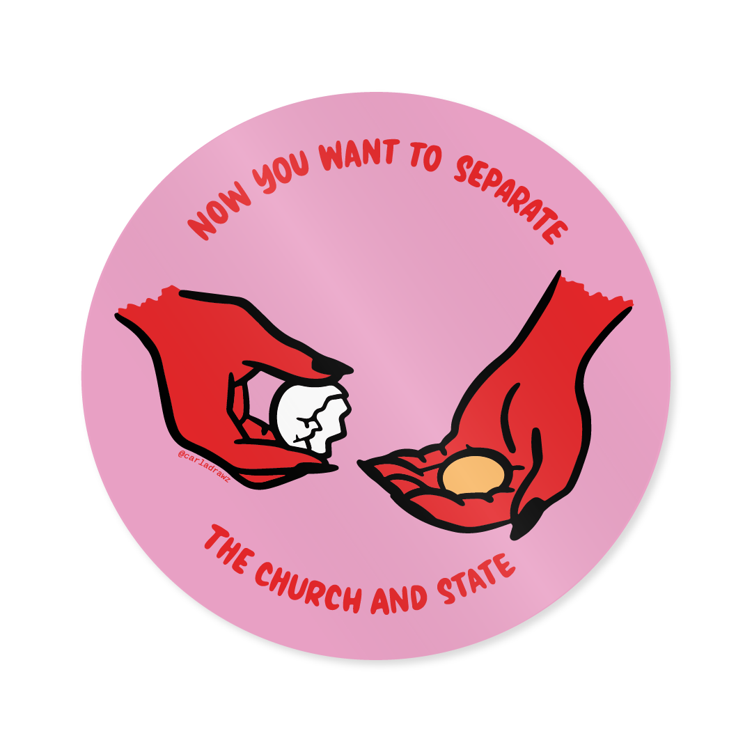 Separate Church & State – Vinyl Sticker