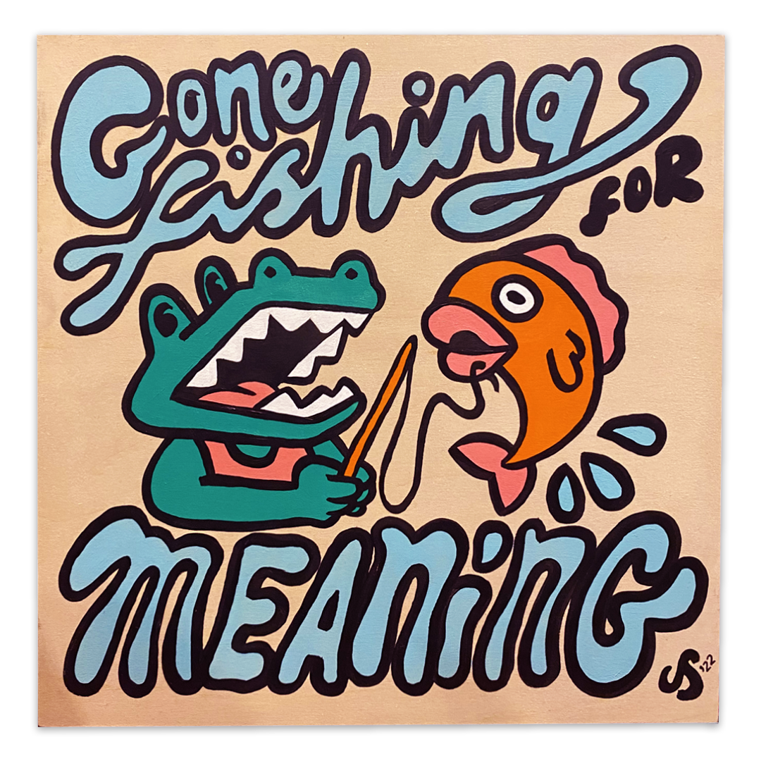 'Gone Fishing' Original Painting